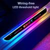 Car door Sill light logo Projector lamp Power Moving LED Welcome Pedal For Suzuki Swift car Accessories