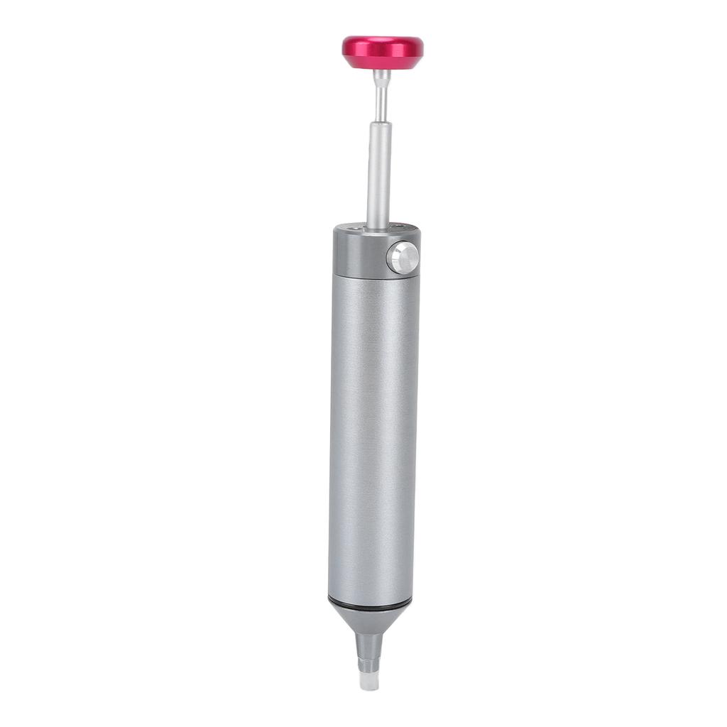 Manual Desoldering Pump with Anti Clogging Silicone Tip Industrial Grade Solder Sucker Tool for Parts Repair
