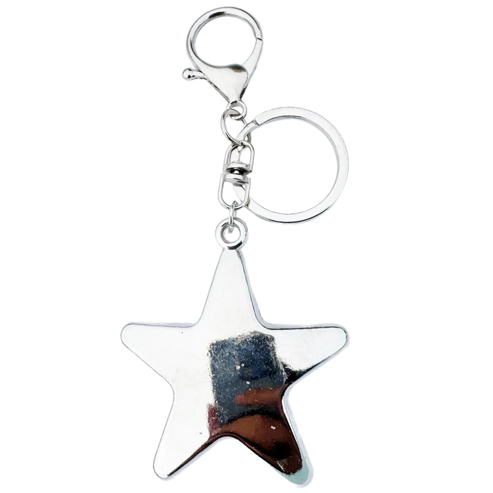 

Милый кулон в форме сердца/звезды, стильный брелок для ключей для женщин, девочек, сумка, подвеска, элегантный кошелек, рюкзак, аксессуар B