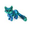 12cm Articulated 3D Printed Cat Cute Animals Toys Decor For Stress Relief Desktop Decoration Pet Christmas Gift&