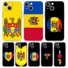 Capa de Celular Para iPhone 17 Air Cases iPhone 16 15 12 13 14 Pro Max SE 7 8 Plus iPhone11 Capa Macia Transparente Bandeira da Moldávia