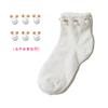 Rerto Pearl Socks Women Elastic Cotton Handmade Meias Creative Socks