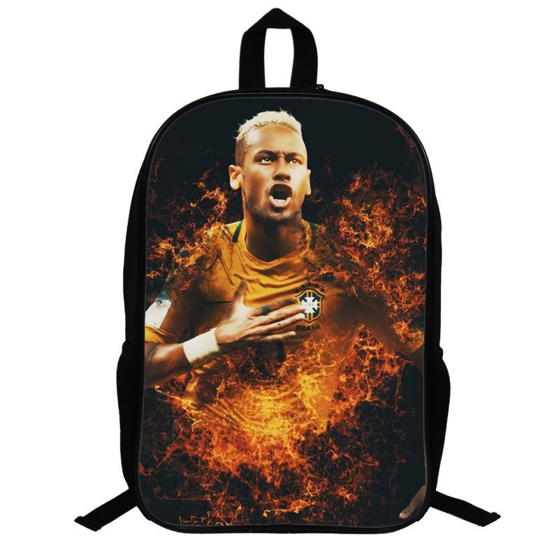 3D Digital Printing Student Schoolbag Single-Layer Full-Color Sports Backpack 14.5inch single layer