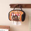 Tissue Box Cartoon Bakery Bear Design Waterproof Large Capacity Storage Pouch with Portable