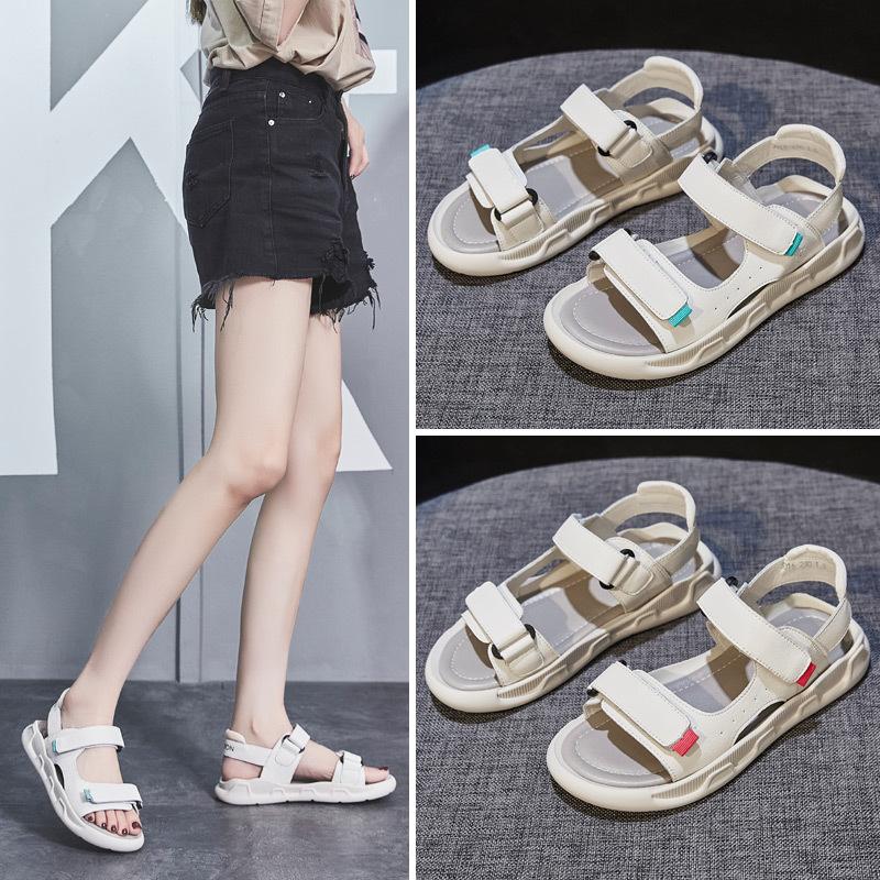Sports Sandals Women's Summer New Fairy Fashion Casual Comfortable Soft Sole Light Flat Sandals