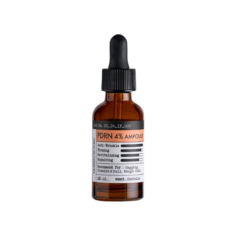 

[Derma Factory] PDRN 4% Ampoule 30ml - Professional High-Concentration Skin Recharging & Texture Therapy