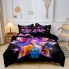 Kpop Demon Hunters Huntrix Bedding Set Single Twin Full Queen King Size Bed Set Adult Bedroom Sets  BedDuvet Cover