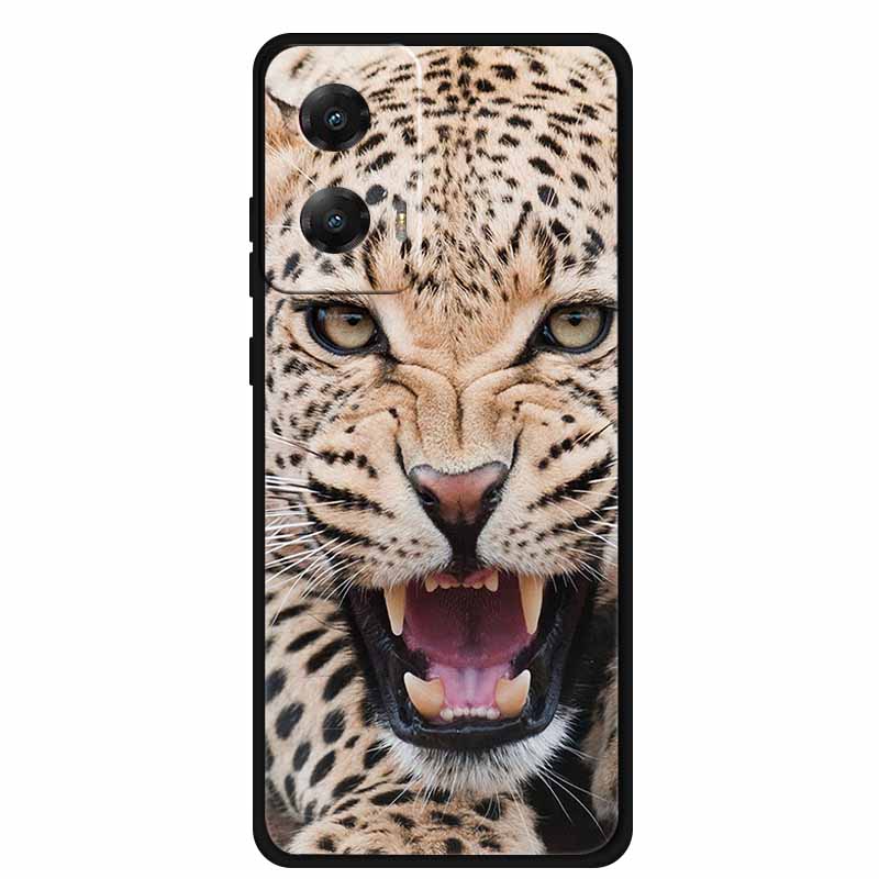For Moto G85 5G Case TPU Animals Soft Silicone Back Cover Phone Cases For Motorola Moto E14 MotoG85 Wolf Protective Cool funda