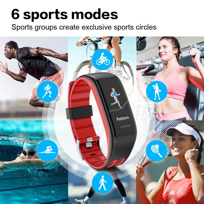 T30 Smart Watch Bracelet Heart Rate Monitor Sports Tracker Watch Wristband