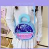 Cute Cartoon Star Jar Printed Children Round Single Shoulder Crossbody Bag For Daily Use