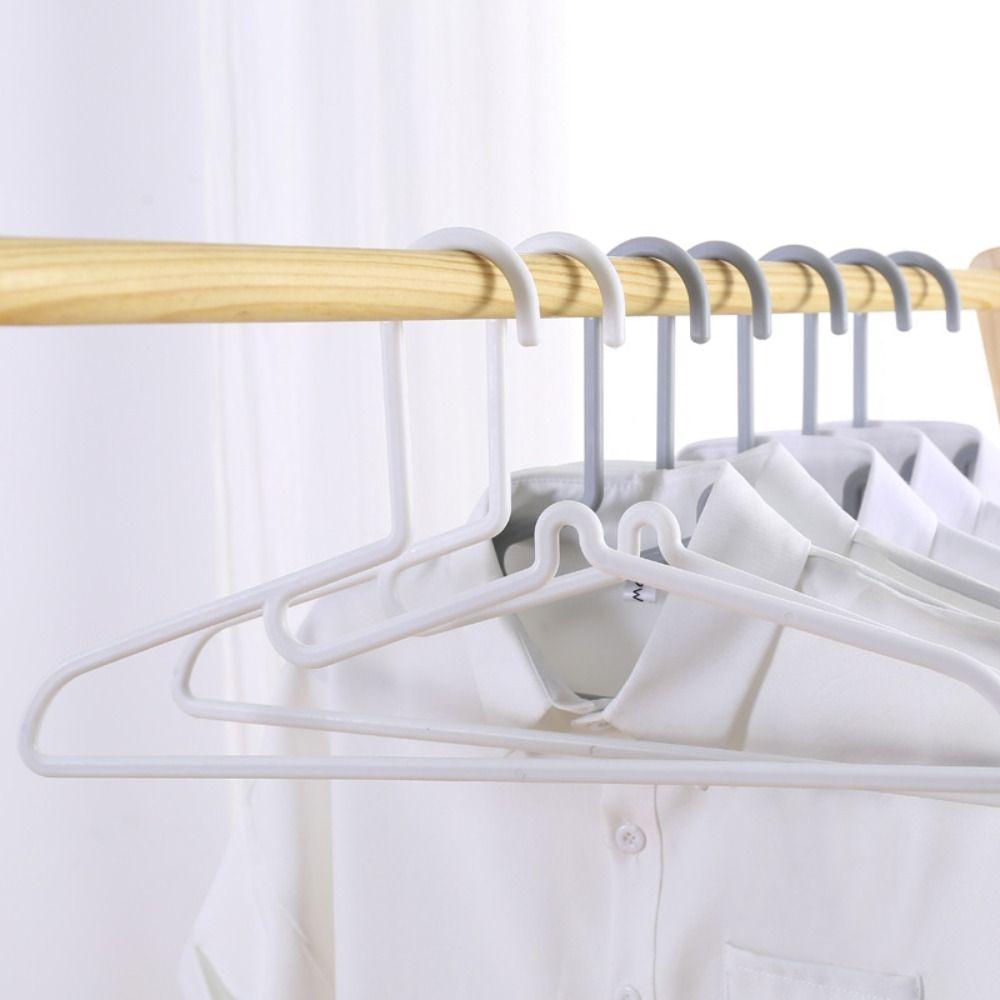 

Plastic Wardrobe Hangers Anti-slip Clothes Hanger Durable Wardrobe Organize Rack
