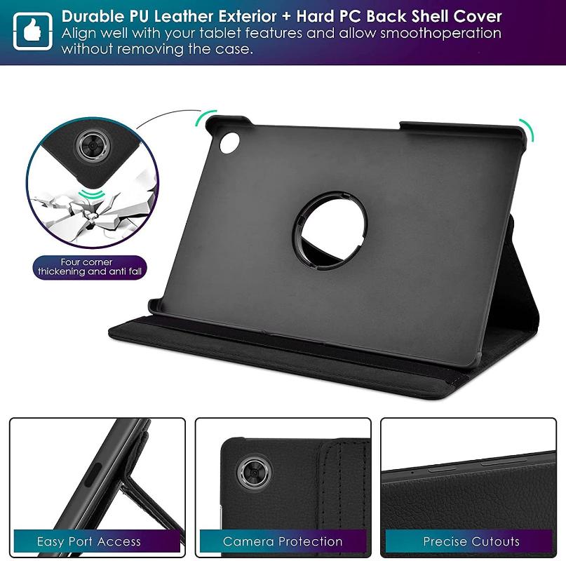 Husă pentru tabletă OPPO Pad SE 11 inch OPD2417, Husă din piele rotativă 360 pentru OPPO PadSe 11" Cu suport, Husă flip