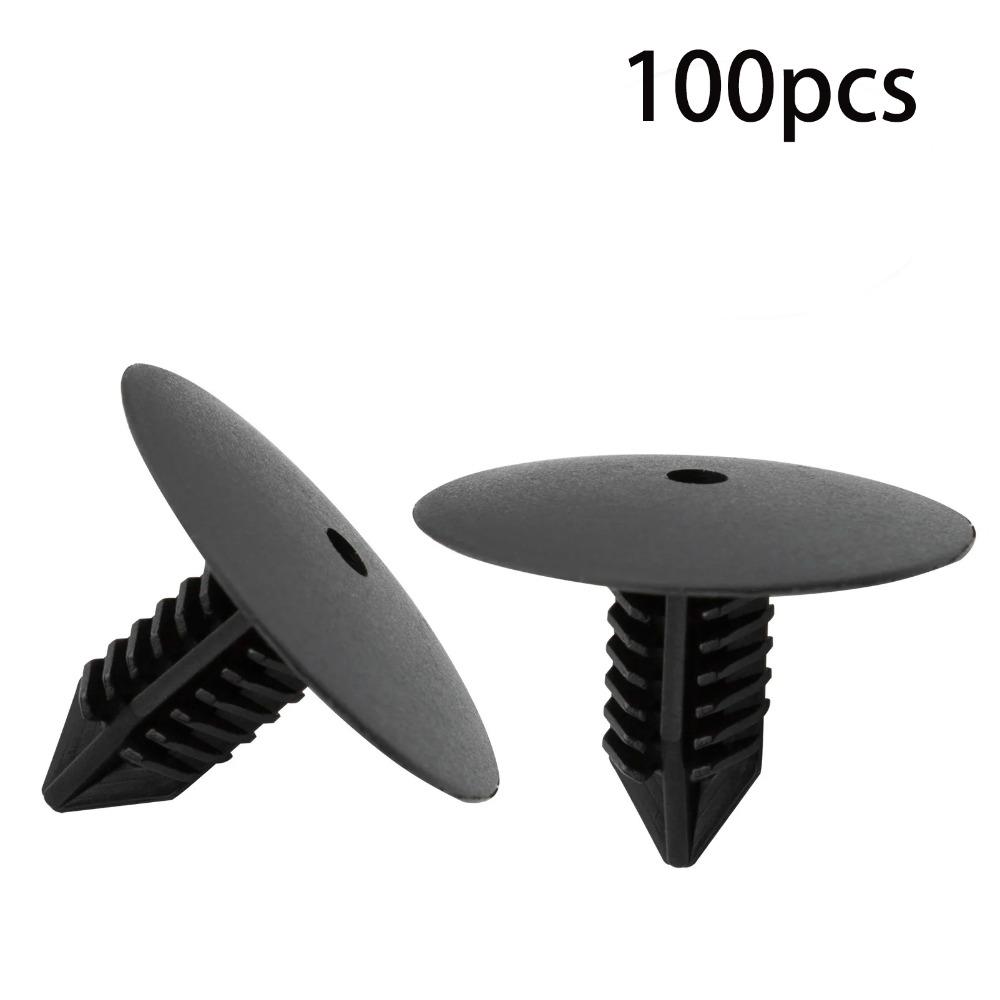 100pcs Push Type Liner Clips Weather Resistant Retainer Clips for Clio/Scenic/Megane/Master/Trafic/Kangoo/Duster SUV Logan