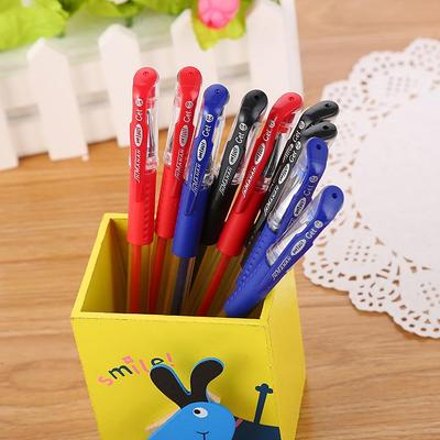 European 0.5mm Bullet Tip Black Gel Pen for Students and Office Use