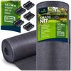 Shade Net 1.2x50m 140g/m2 + 50 Clamps Gray