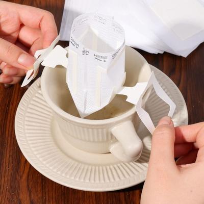10/50 Stück Neue Hängeohr Kaffeefilterbeutel Einweg Verdickte Kaffeepulver Filterbeutel Handaufguss Kaffee Kaffeefilter