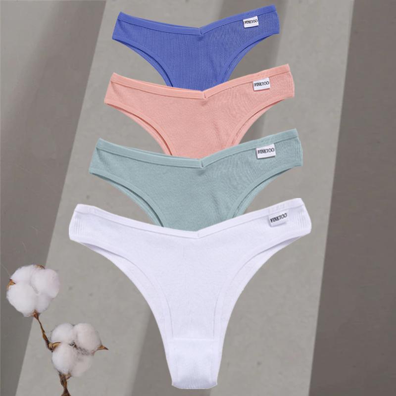 

4 шт./компл., женское хлопковое нижнее белье, женские сексуальные трусики с низкой талией, M-XL, нижнее белье, стринги, 10 однотонных бикини, нижнее белье для девочек, трусы XL&SET
