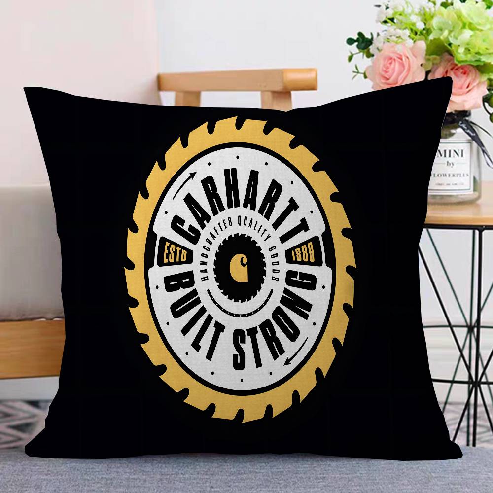C-Carharttes Pillow Cushion Cover Pillowcase Living Room Sofa Home Decor Customized