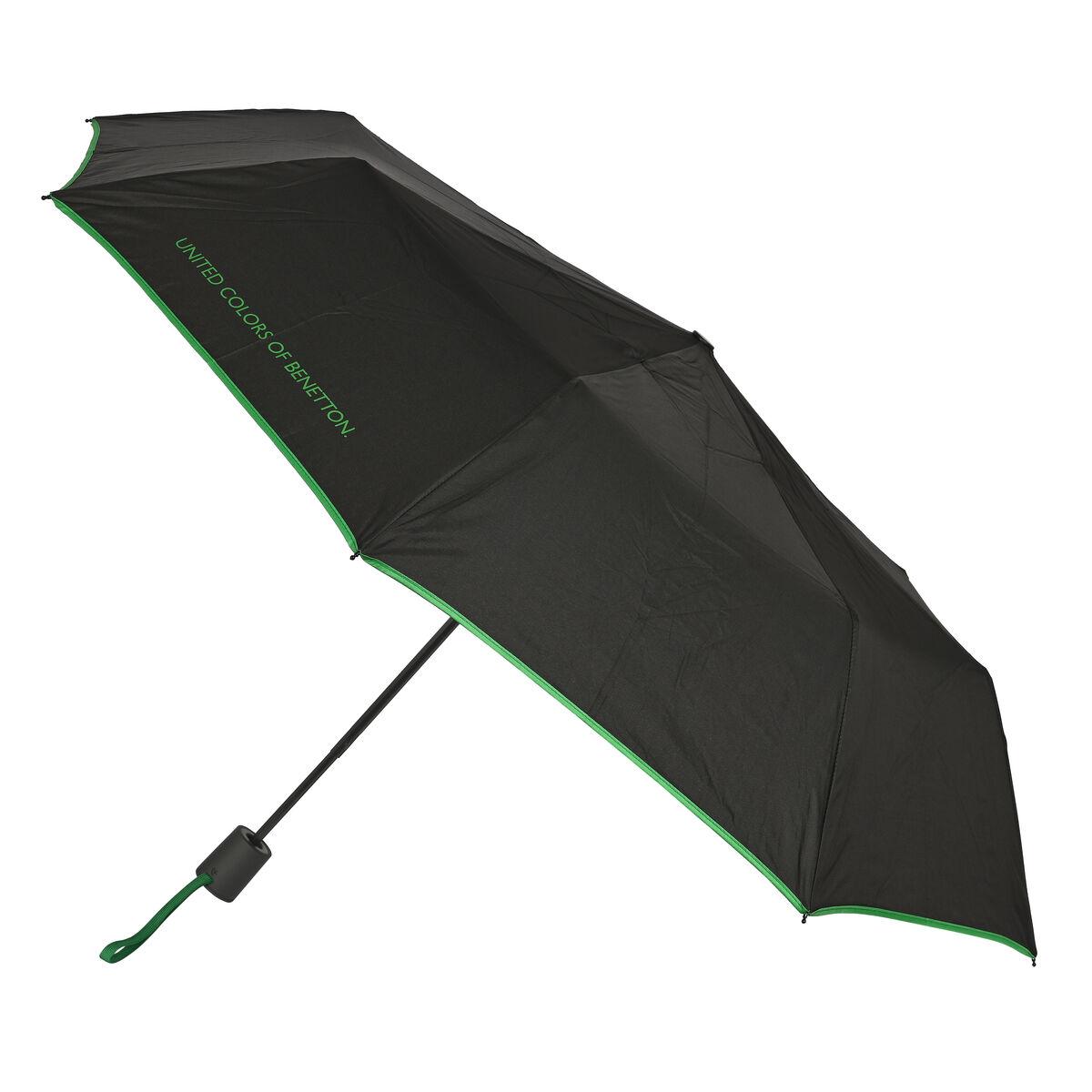 

Foldable umbrella Benetton Black (Ø 93 cm) TU прозрачный