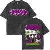 2026Vintage Rapper Mf Doom Tour Washed T Shirts Mens Women Fashion Oversized T-shirts Y2K Hip Hop Gothic Short Sleeve T 467