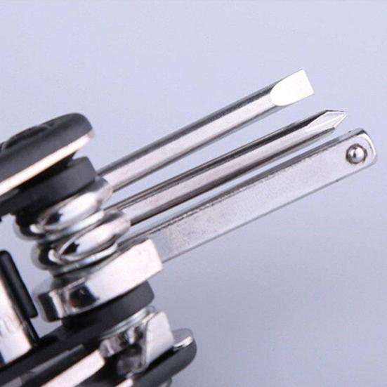 16 in 1 Multifunction Folding MTB Road Bike Repair Tool Wrench Screwdriver