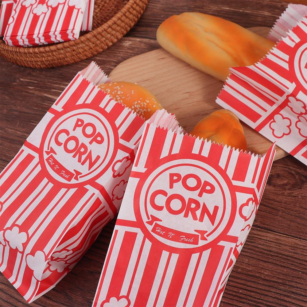 Pointed Bottom Tear Resistance Popcorn Bags Potato Chips Boxs Popcorn Container Popcorn Sleeve