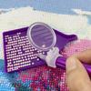 Diamond painting magnifying glass with adjustable dot diamond pen magnifying glass,suitable for cross stitch,bead,handmade craft