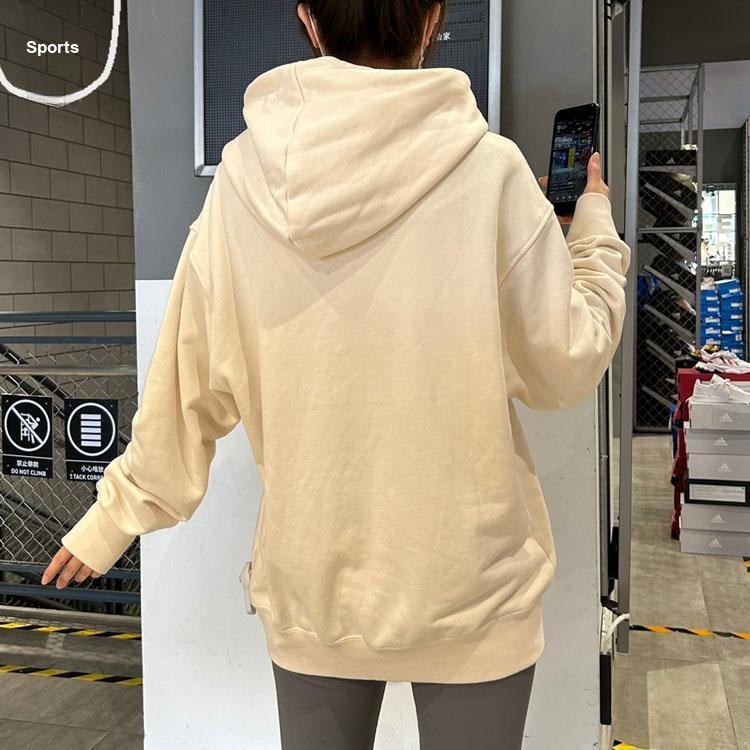 Adidas Originals Trefoil Hooded Gradient Print Pullover Sweatshirt Unisex Sweatshirt White HL4108