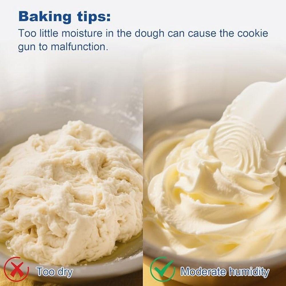 Simple operation Cookie Press Kit 20 Cookie Discs Spritz Cookie Maker Kit Biscuit Maker set  Baking