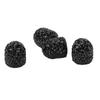 4 Pcs Bling Valve Stem Caps 15mm Stem Air Cover Tire Decoration Universal for Car MotorcycleBlack