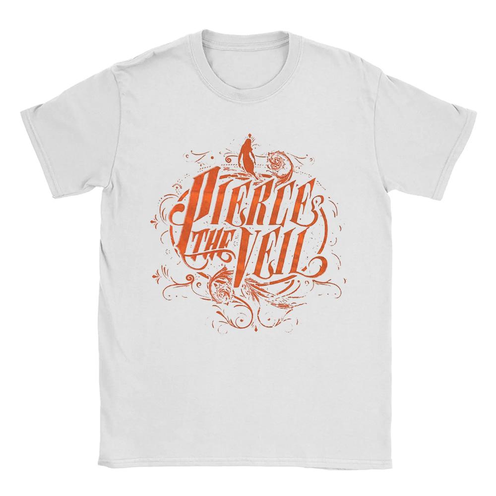 Pierce The Veil Band Short Sleeve Cotton Black Unisex Shirt Tshirt Unisex Women Summer Casual Crew Neck Cotton Tee