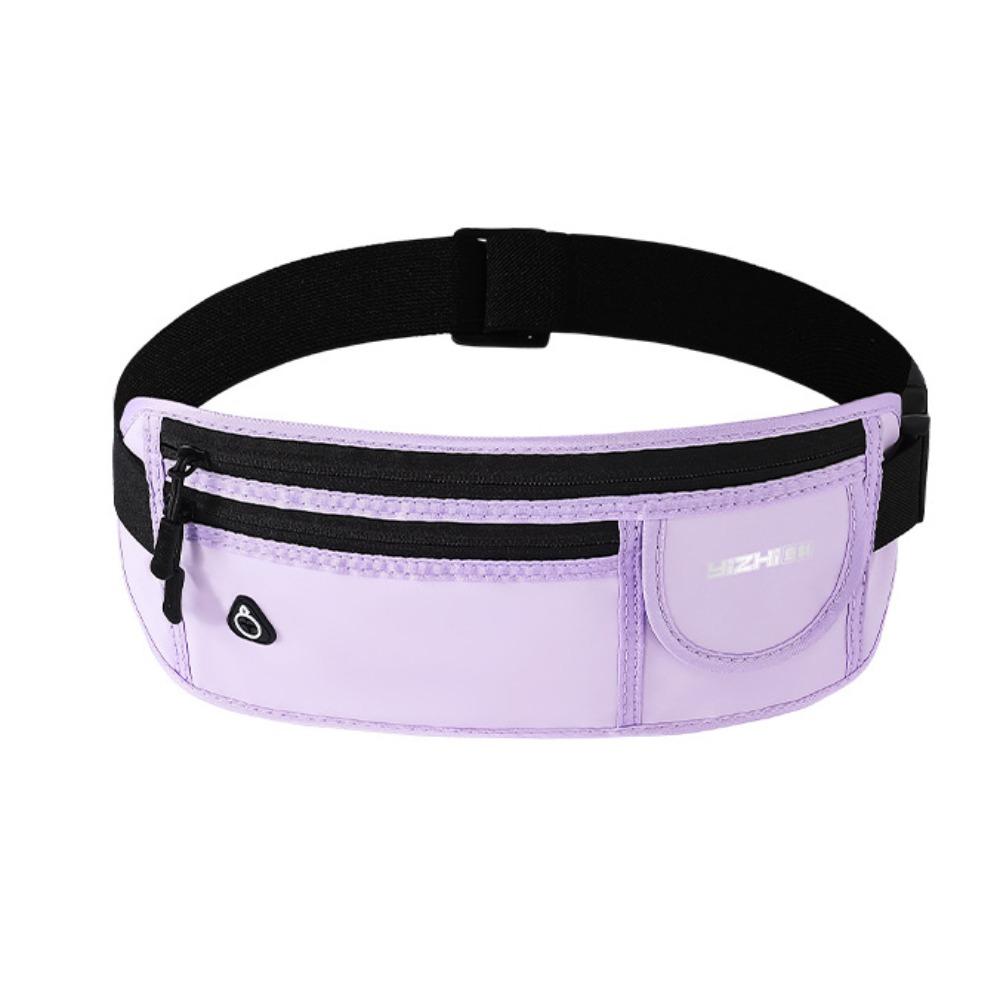 

Высокоэластичная поясная сумка для бега, плотно прилегающая спортивная сумка для телефона, спортивная мобильная поясная сумка, спортивная одежда фиолетовый