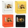 Anime Demon Slayer Card Case Kamado Tanjiro Nezuko Tsuyuri Agatsuma Zenitsu Self Made Leather Game Collection Card Storage Box