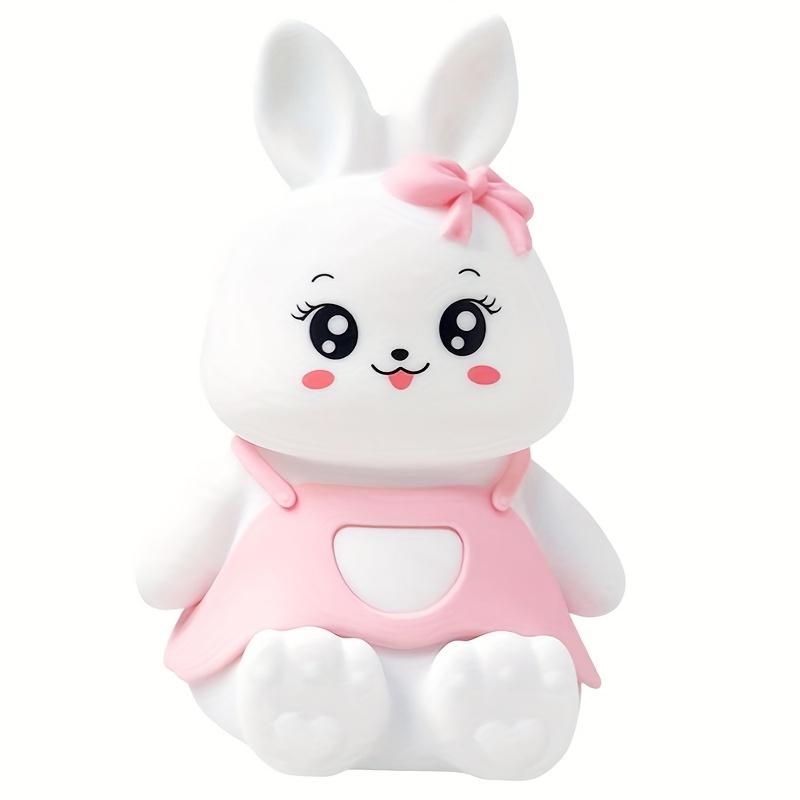 Rabbit Night Light,Touch-Sensitive,Chargable with Timer,Ideal for Home Decor,Perfect Gift Choice