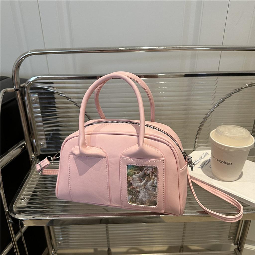 Adjustable Strap Tote Lightweight Pu Tote Bag Small Handbag Easy To Clean Women'S Tote Bag For Friend Gatherings Daily Commute