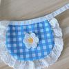 Dog Bandana Cute Fashionable Plaid Pattern Smiley Face Small Dogs Bibs for Bichon Teddy Pomeranian