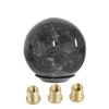 RASTP-Car Gear Shift Knob Forged Pattern Carbon Fiber Manual Transmission Shift Head for Most Car Decorations  Accessories