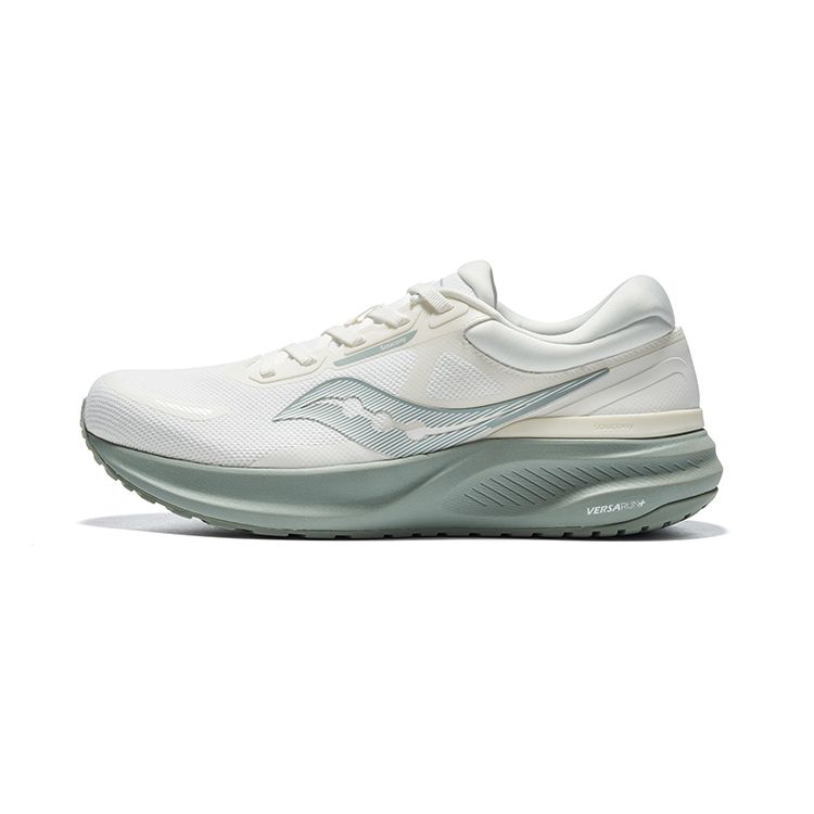 Saucony Puff X  Daily Walking Comfortable Soft Durable Lightweight Breathable Low-Top Short Distance Running Shoes Unisex sneaker Light-Gray S28194-10