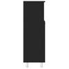Bathroom Cabinet Black 30 x 30 x 95 cm Particleboard