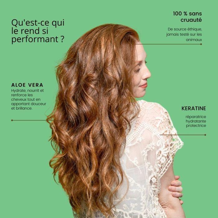 Masque capillaire - RB ROSEBAIE PARIS - Kératine Aloe Vera - 500 ml - Sans parabène - Tous types de cheveux