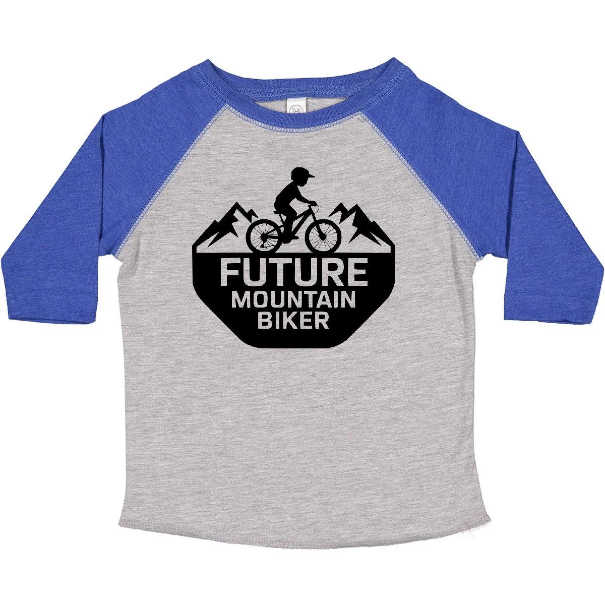 Inktastic Future Mountain Biker Toddler kids boys T-Shirt Biking Bikes Bicycle Kids Boys 100