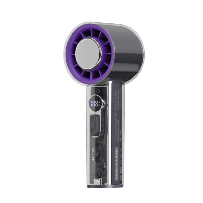 Portable Fan Adjustable Cooling Fan Handheld Fan 3000mAh Small Fan USB Travel Fan Office Fan Outdoor Fan for Travel