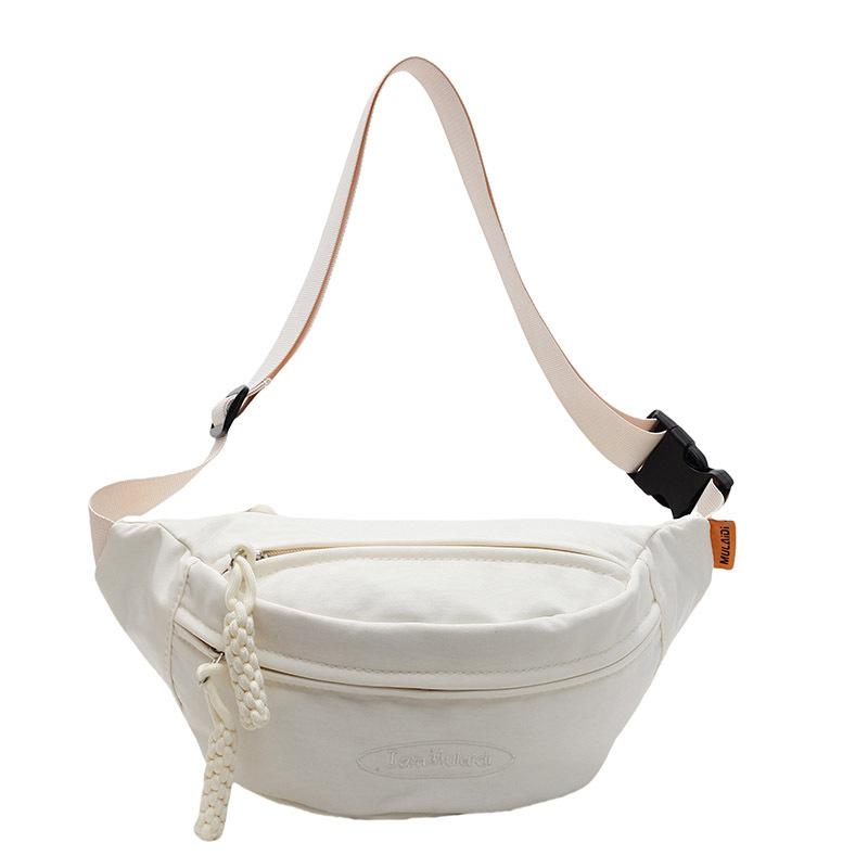 Trend Hot Sale Japanese Korean Simple Sports Trend Leisure Fanny Pack Niche Personality Commuter Travel Crossbody Breast Bag Women