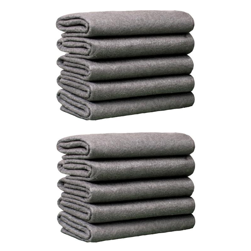 A16P-Microfiber Cleaning Cloth 20X25cm- Thickened Magic Cleaning Cloths 10PCS For Glass, Microfiber Rag For Window, Cars