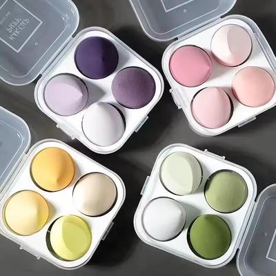 4-delige set Kleurmengende Beauty Eitjes Make-upsponsjes Make-up tools Foundation Make-up Gezicht Make-up tools Make-up