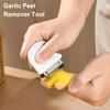 Stainless Steel Ginger Peeler, Mini Garlic Skin Remover Scraper, Multifunctional Vegetable Fruit Peeler with Non Slip Handle, Portable Hanging Hole