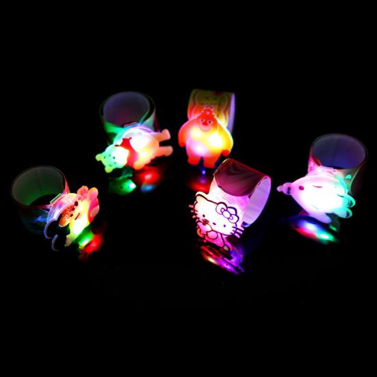 1Pc Cartoon Minions Doraemon LED Wristband Strap Bracelet Party Concert Props