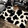 1pc Cow Print Chair Mat: Anime Cartoon Design, Non-Slip Office Rug for Home Decor, Seasonal Gift, Suitable for Office and Living Room.A032