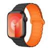 Compatible Silicone Magnetic Buckle Band for Apple Watch Series 1-11, Ultra 3, SE 3 Three-Bead Style