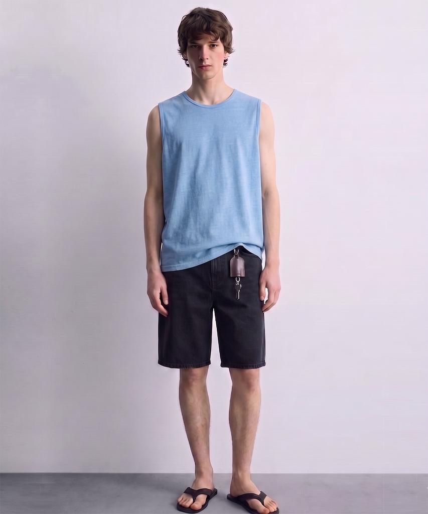 DE GRAND MATIN Pigment Dyed Relaxed Over-Fit Sleeveless